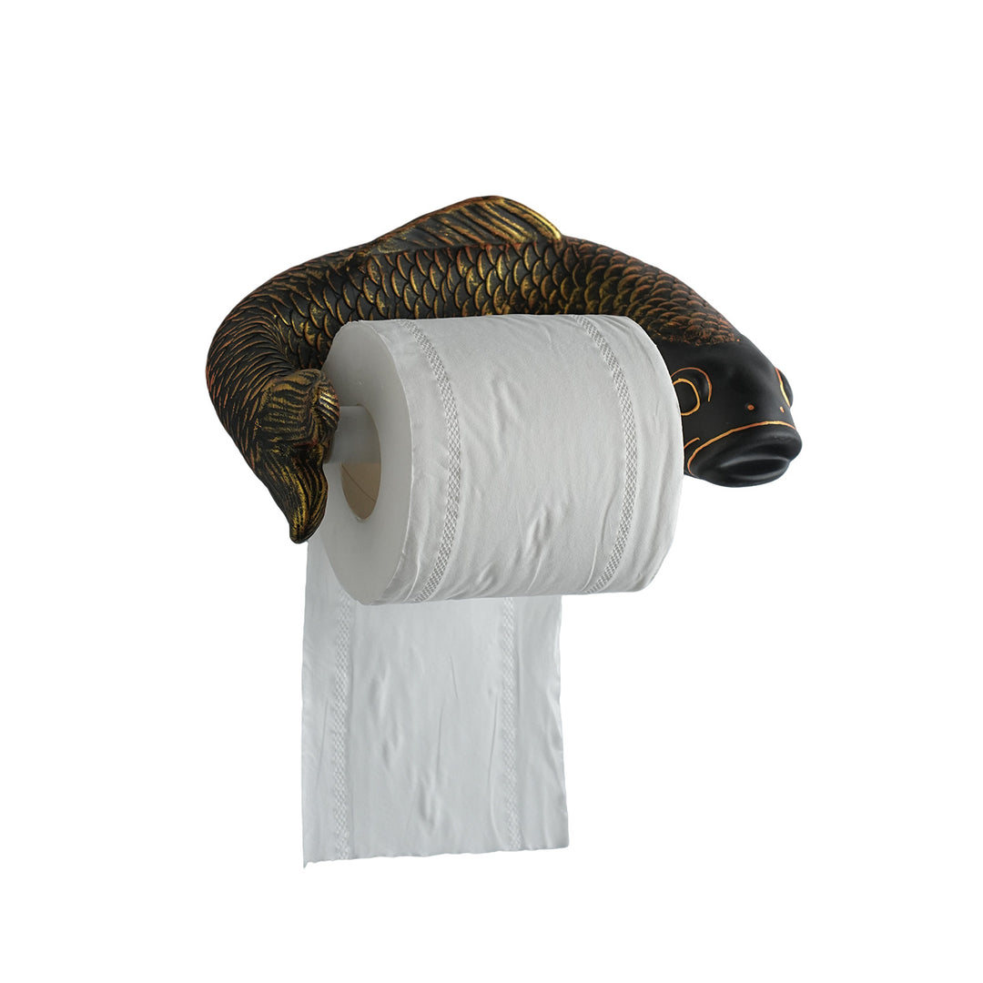 Carp- toilet paper holder, wall-mounted