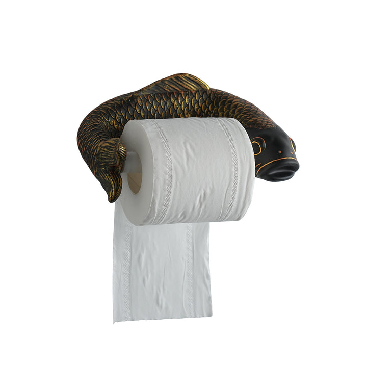 Carp- toilet paper holder, wall-mounted