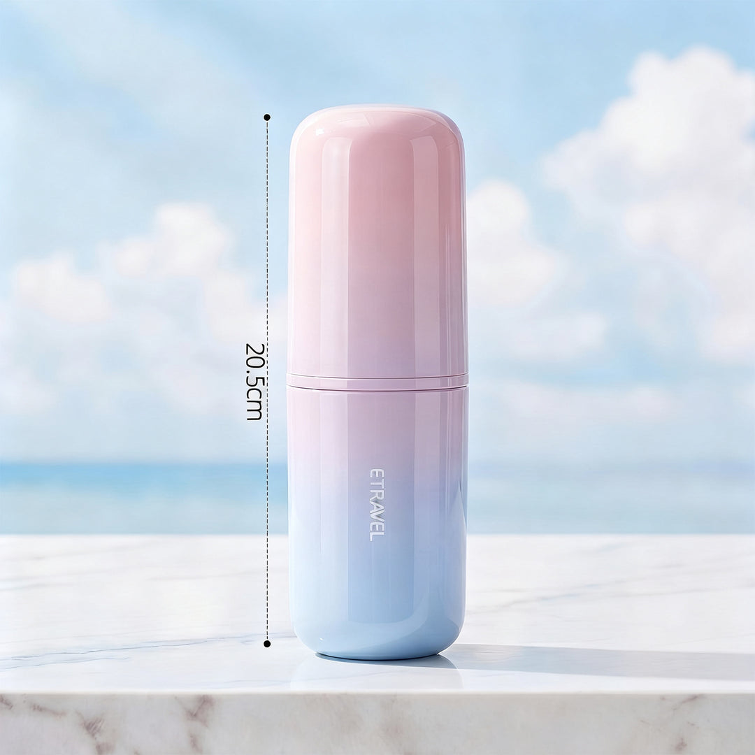 Portable dental care set for travel
