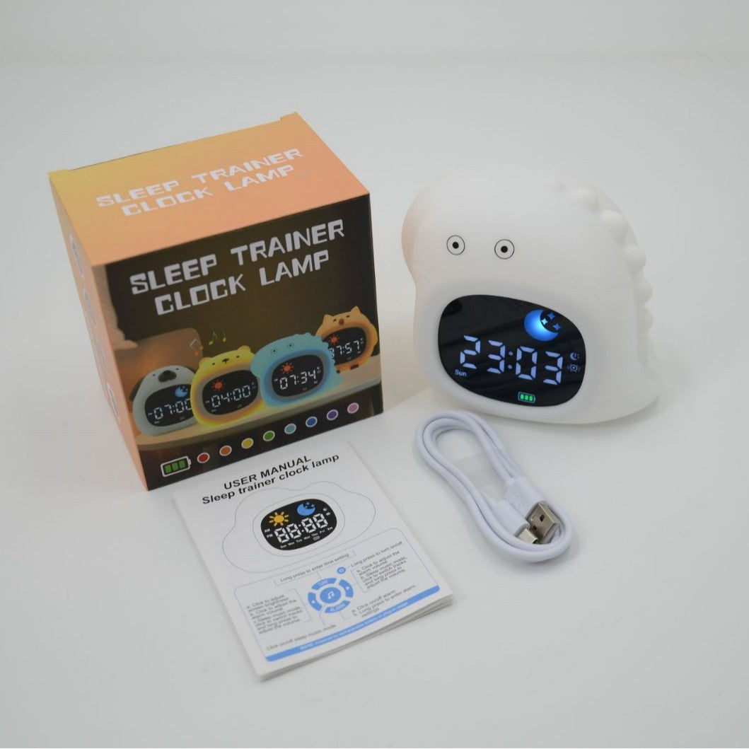 Children's alarm clock with LED light and alarm function