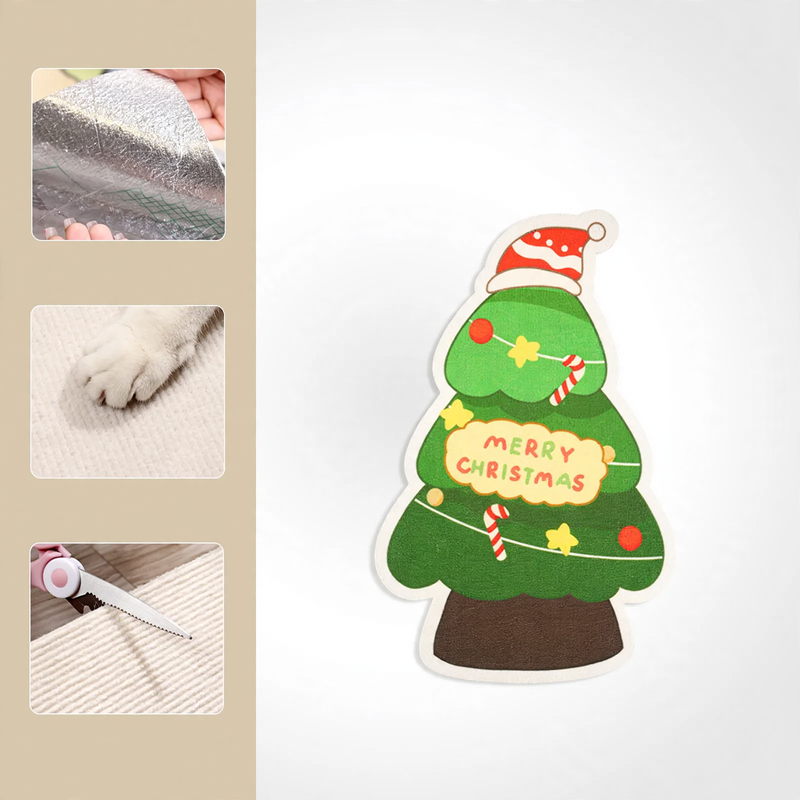Christmas scratching board for cats, 50×80 cm