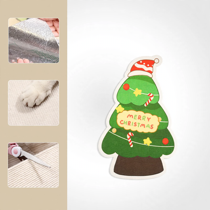 Christmas scratching board for cats, 50×80 cm