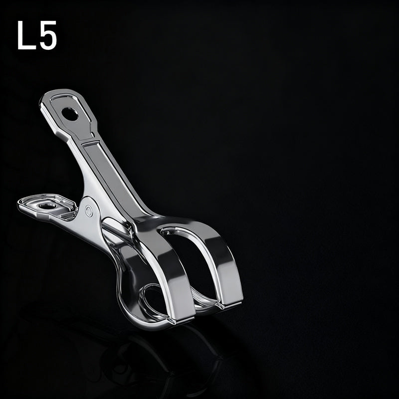 Stainless steel clothespins, large, wind resistant