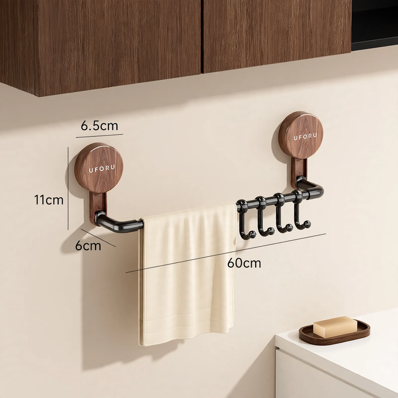 Suction Cup Towel Holder, Double Layer, No Drilling