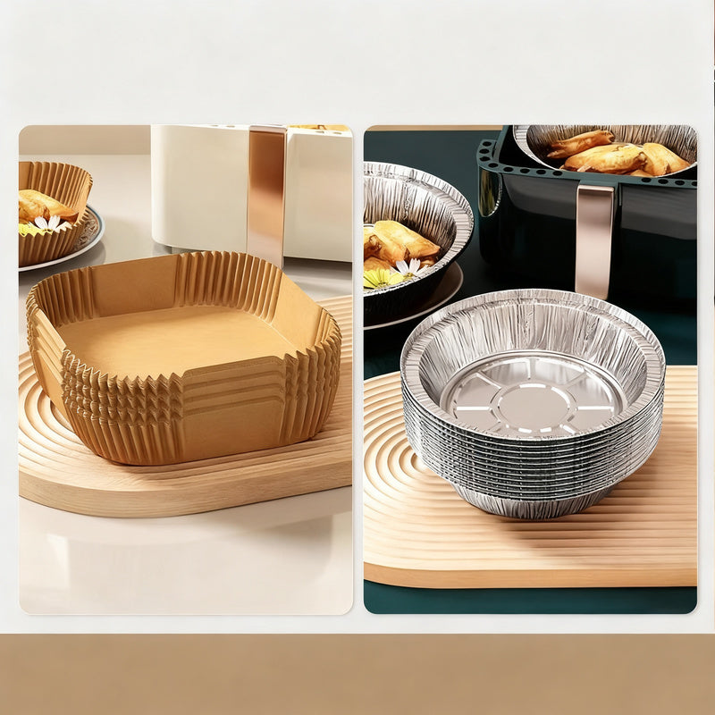 Aluminum baking molds for air fryers and ovens