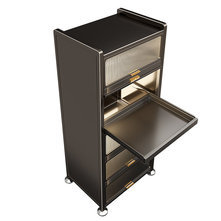 Narrow kitchen stand shelf, movable or fixed