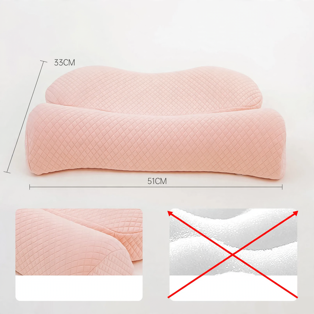 Memory foam neck pillow, washable