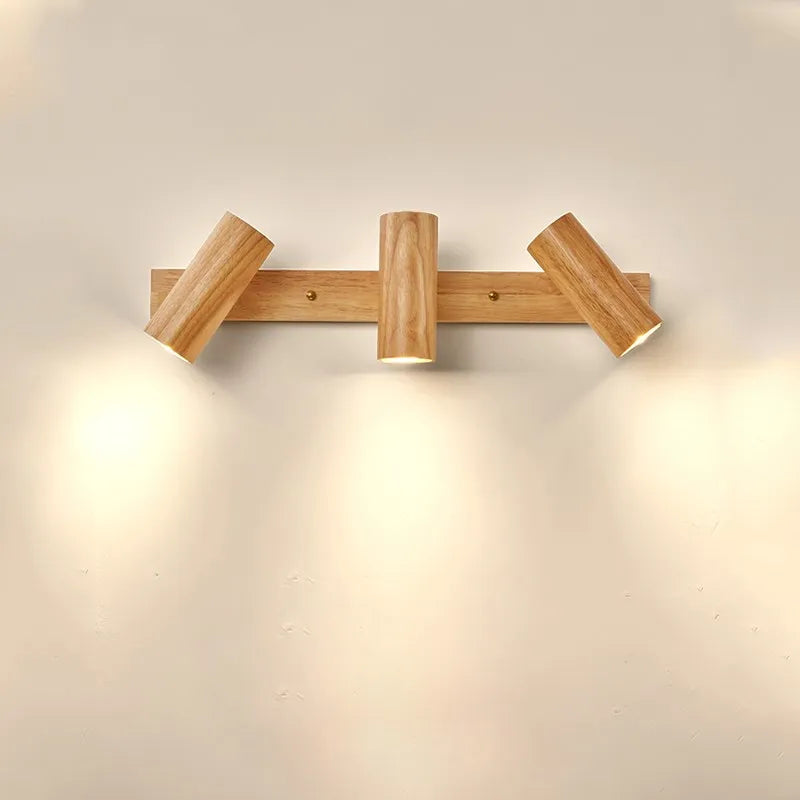 Modern Wall Lamp made of Walnut Wood - Scandinavian LED Wall Lamp for Living Room & Dining Room | Stornfield