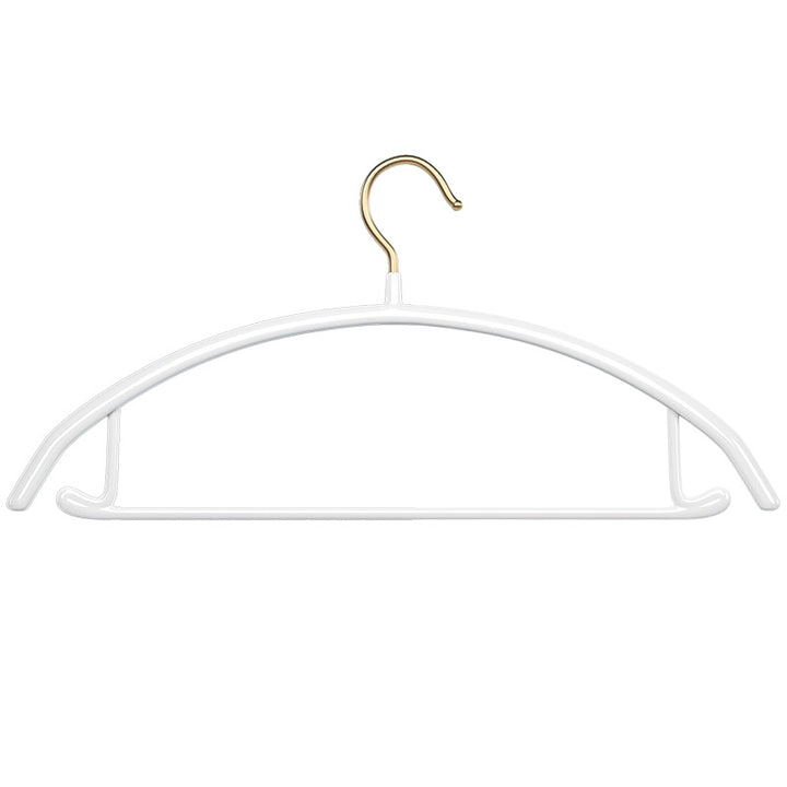 Plastic hanger with non-slip grip