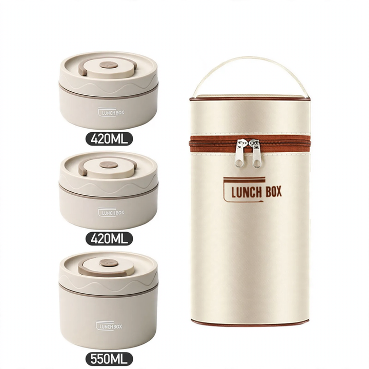 Stainless Steel Lunch Box, Multi-layer, 501–800 ml