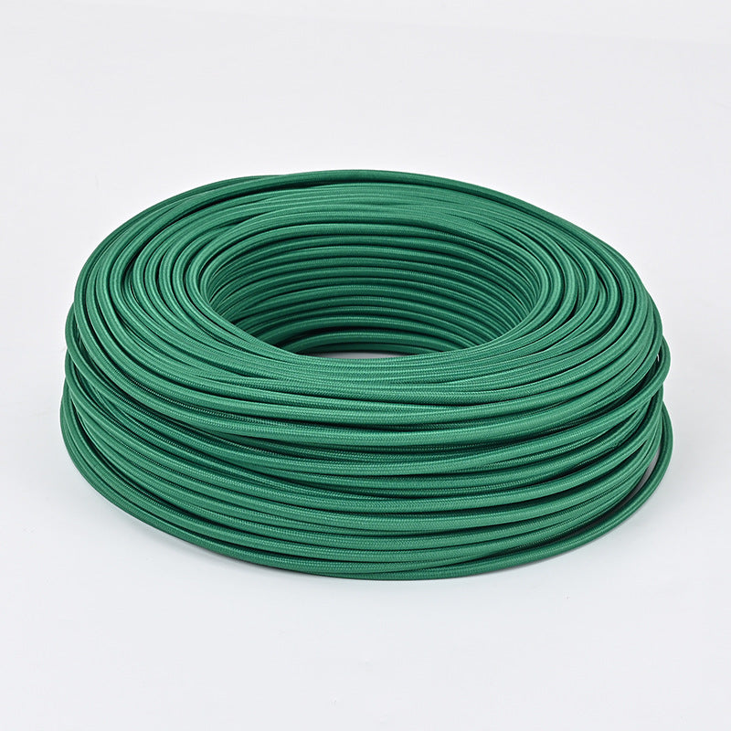 Textile-encased power cable 2×0.75 mm²