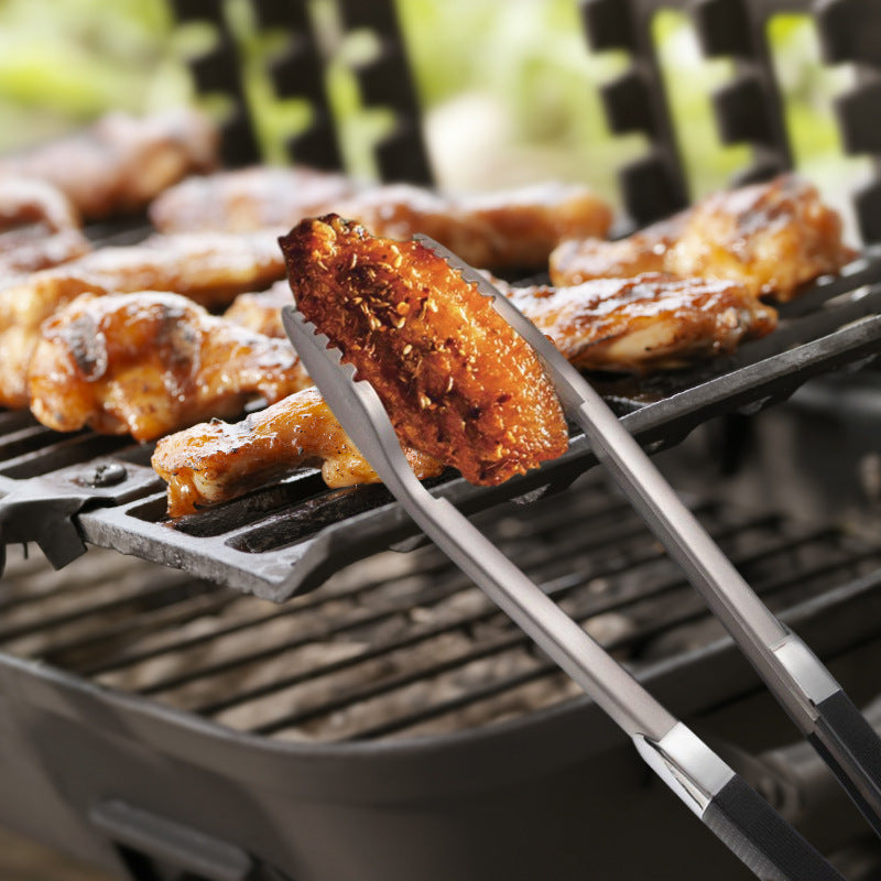 3-piece stainless steel grill tool set
