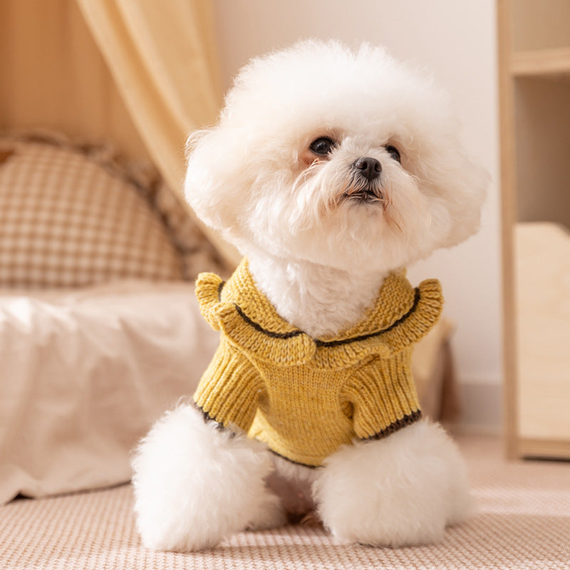 Knitted sweater for dogs, autumn/winter