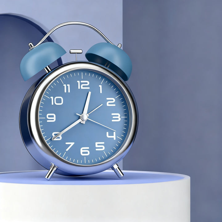 Alarm clock with hands and night light