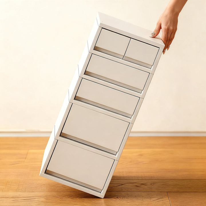 Drawer cabinet with 3–5 drawers, square