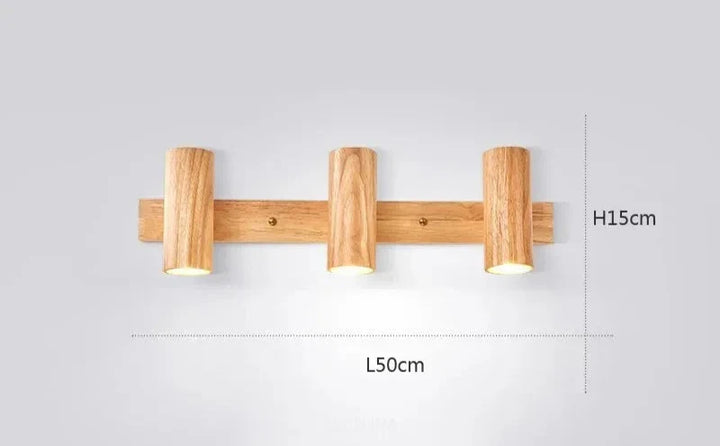 Modern Wall Lamp made of Walnut Wood - Scandinavian LED Wall Lamp for Living Room & Dining Room | Stornfield
