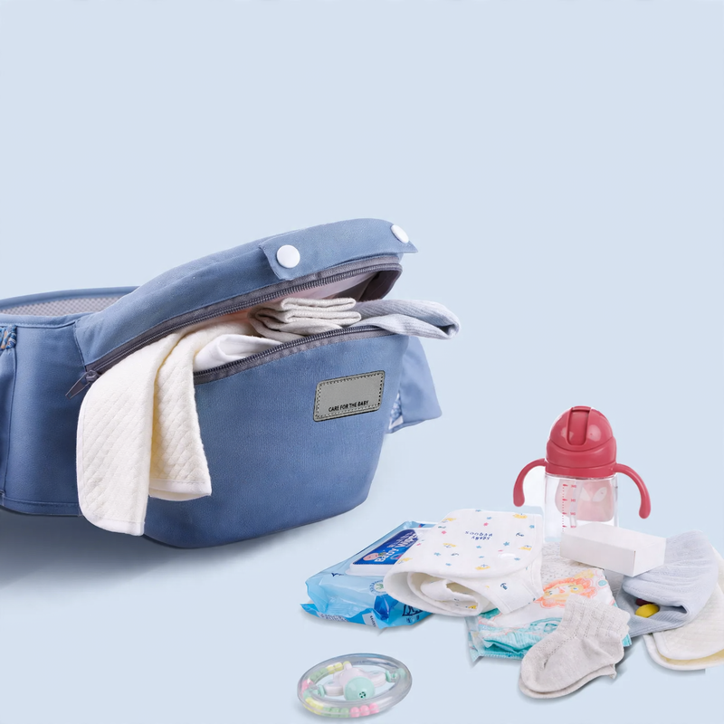 Baby carrier and hip seat, 0–40 months
