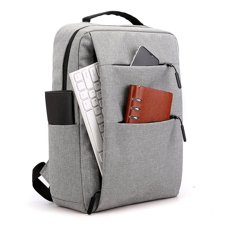 Nylon backpack with USB connection, 20–35 L