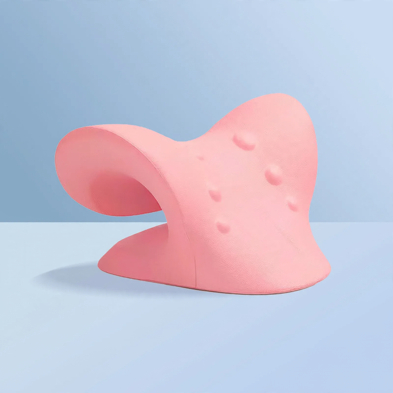 Neck massage pillow with mechanical pressure point massage
