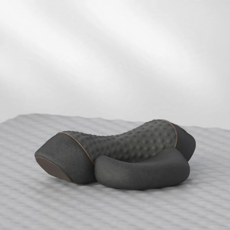 Multifunctional neck pillow with massage and heating function