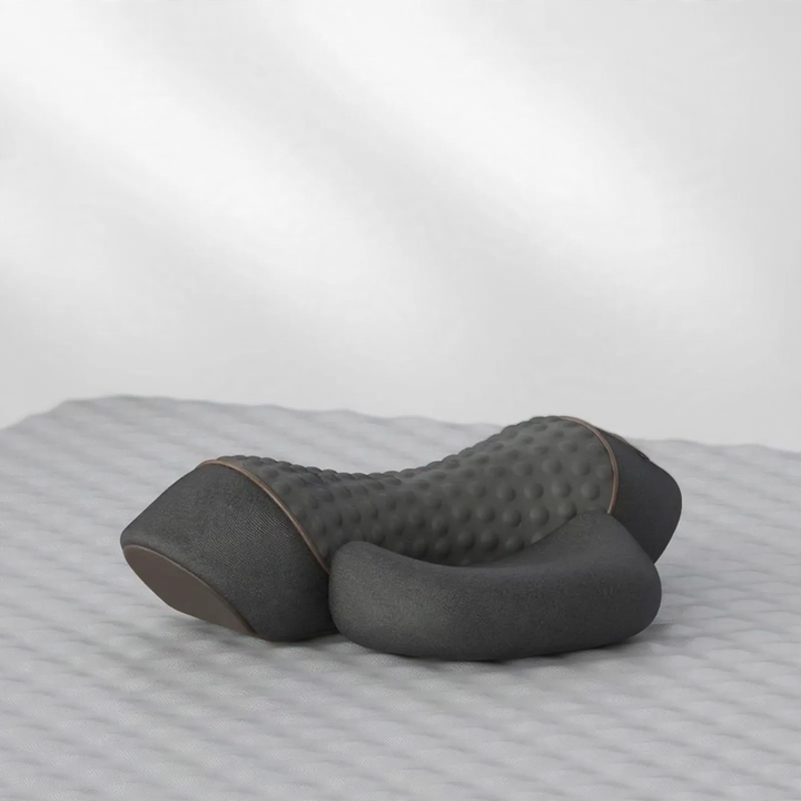 Multifunctional neck pillow with massage and heating function