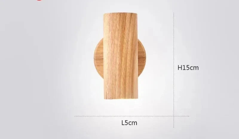 Modern Wall Lamp made of Walnut Wood - Scandinavian LED Wall Lamp for Living Room & Dining Room | Stornfield