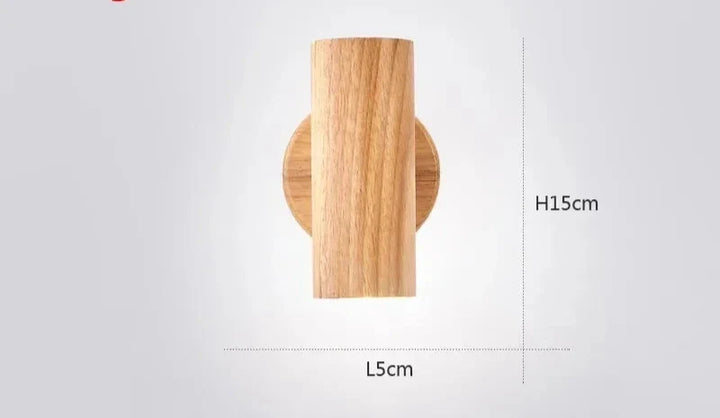 Modern Wall Lamp made of Walnut Wood - Scandinavian LED Wall Lamp for Living Room & Dining Room | Stornfield