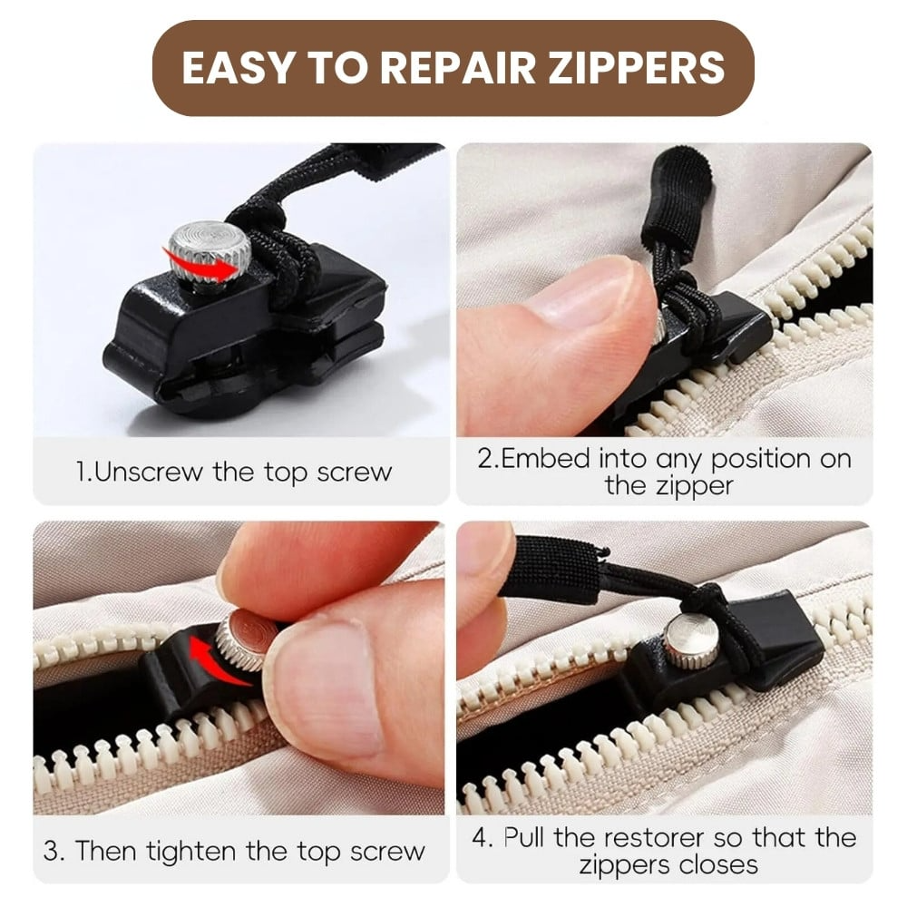 Zipper repair kit | Repair zippers in a flash | Stornfield