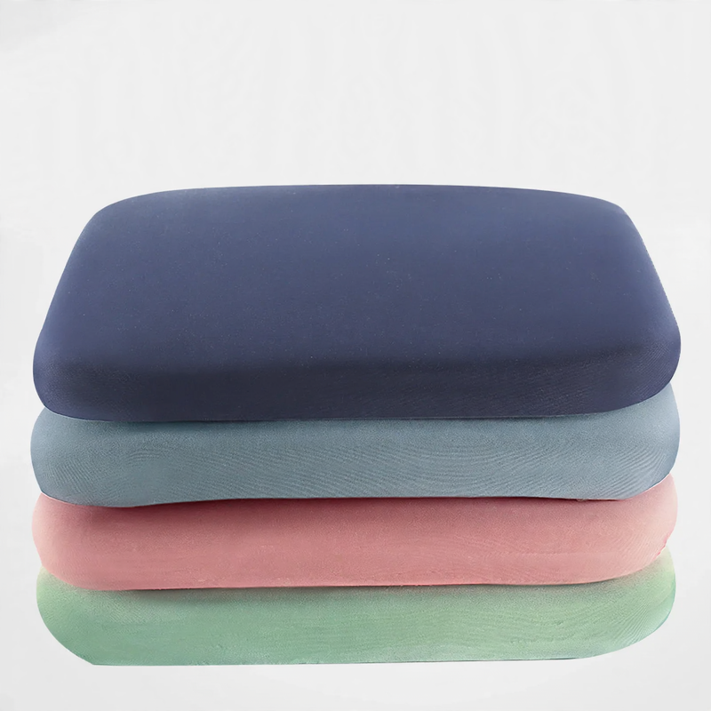Seat cushion with memory foam, cotton blend