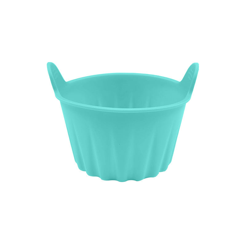 Silicone egg cups, round, 9×9×7 cm