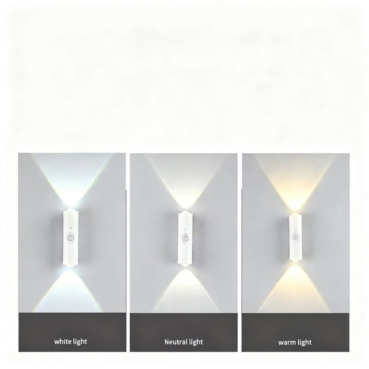 Wall lamp with motion sensor and LED