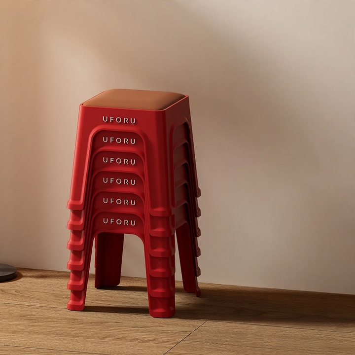 Plastic stacking stool, Model DA1408