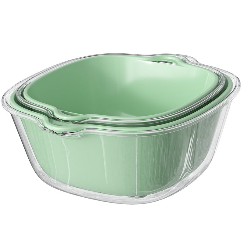 Double-layer strainer, plastic, 6–8 pieces