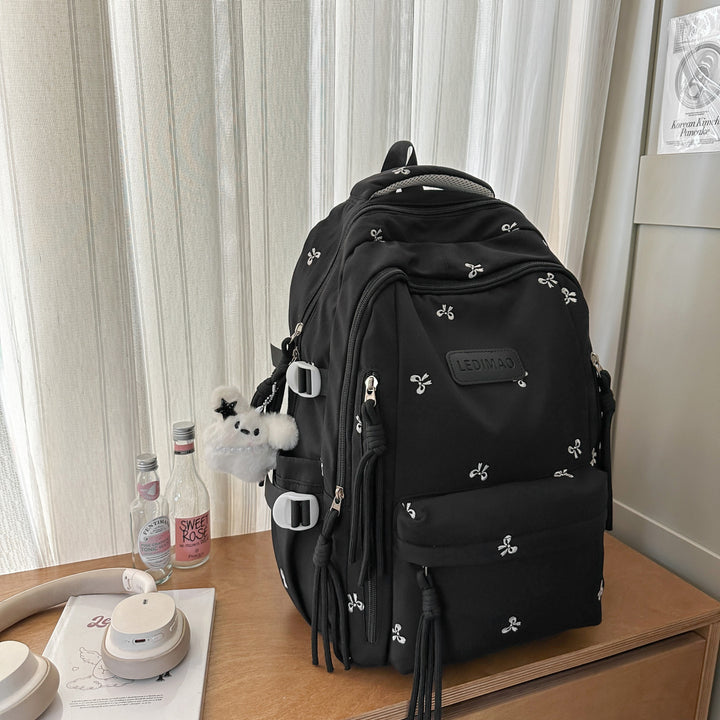 School backpack with roll-top closure, large