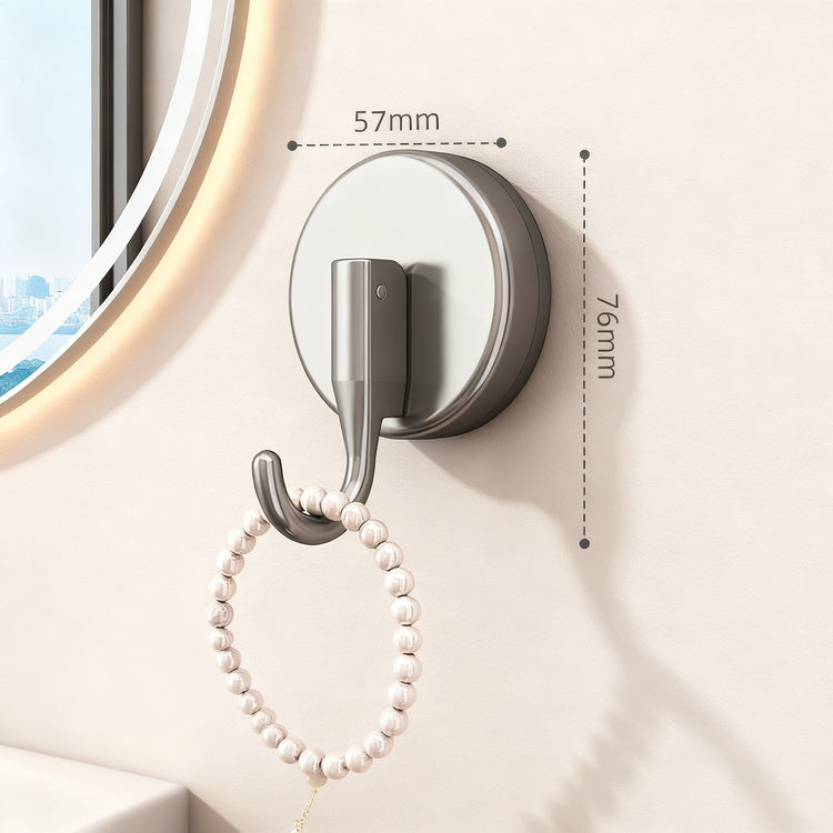 Suction cup wall hook, ABS, without drilling