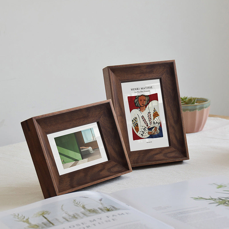 Wood picture frame, rectangular, 15 × 42 cm