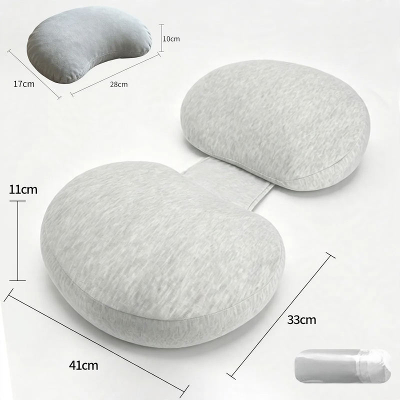 Pregnancy pillow with memory foam