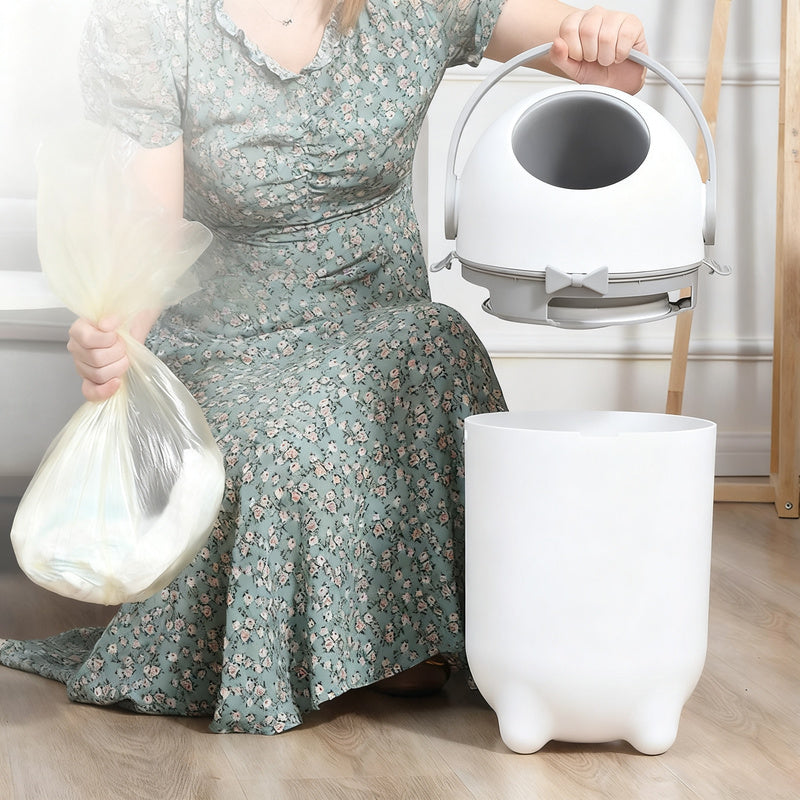 Diaper pail with lid, 12 L, odor-proof