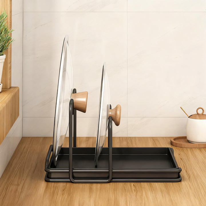 Stainless steel pot lid holder, multi-layer