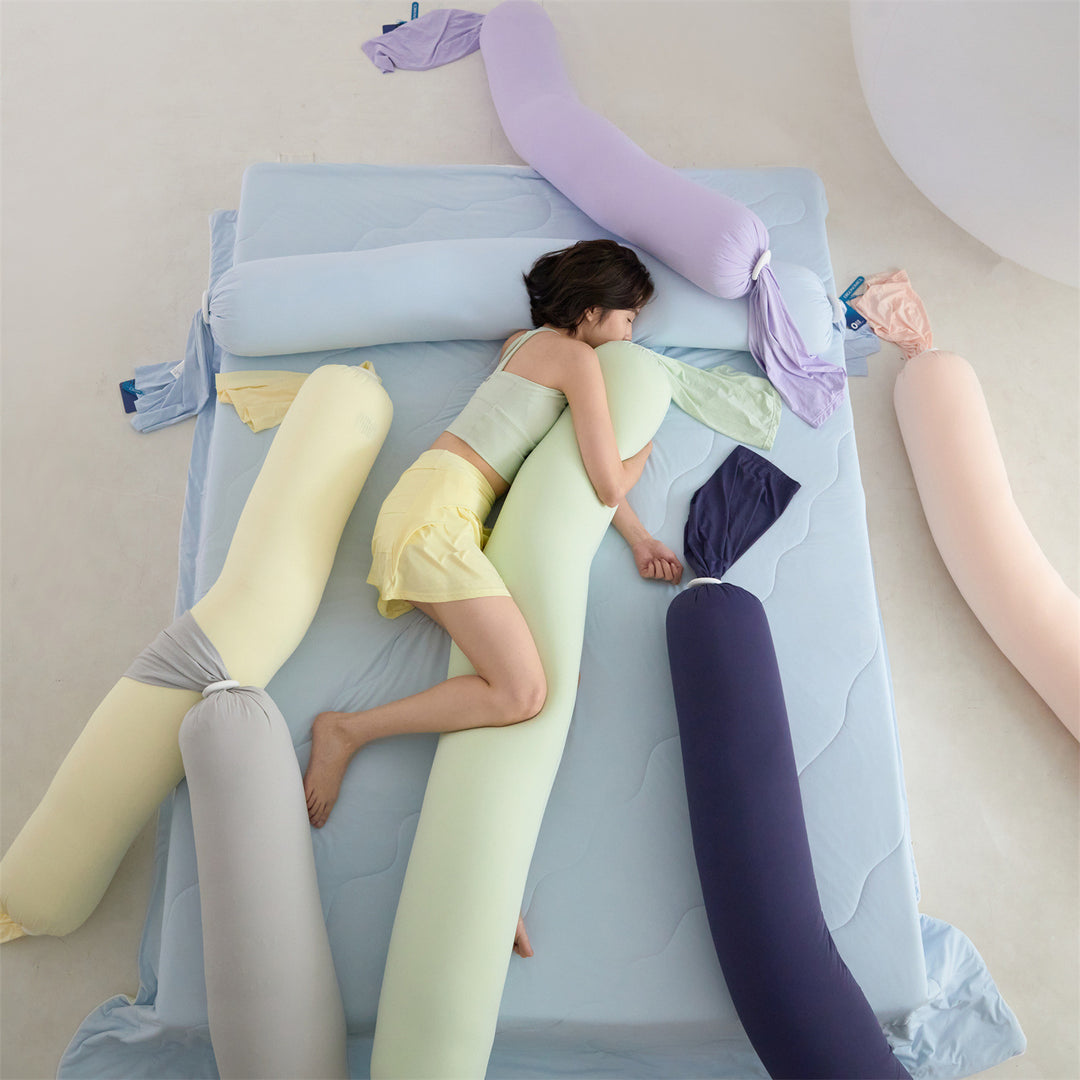 Washable side sleeper pillow with EPS filling