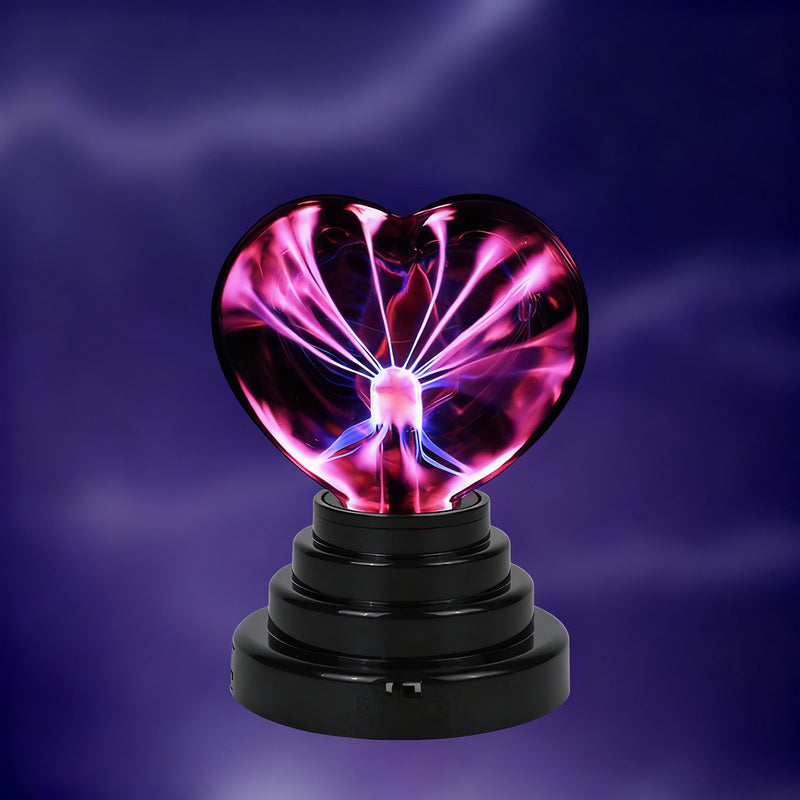 Plasma ball lamp, glass, 105×145 mm