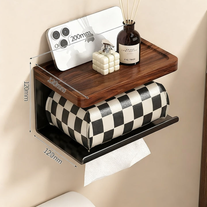 Wall-mounted paper towel holder, stainless steel