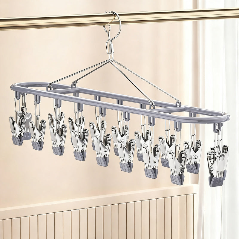 Steel clothespin holder, 18–20 clips