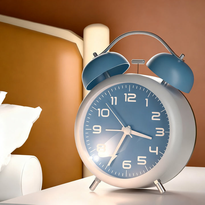 Alarm clock with hands and night light
