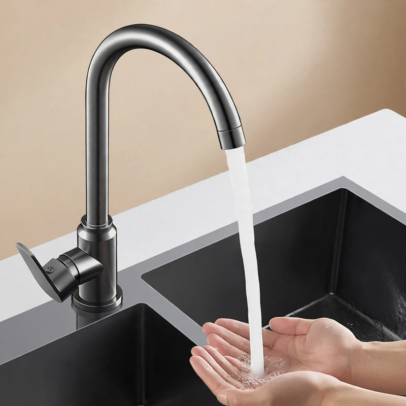 Kitchen faucet with cold and hot water, model HX-A-883