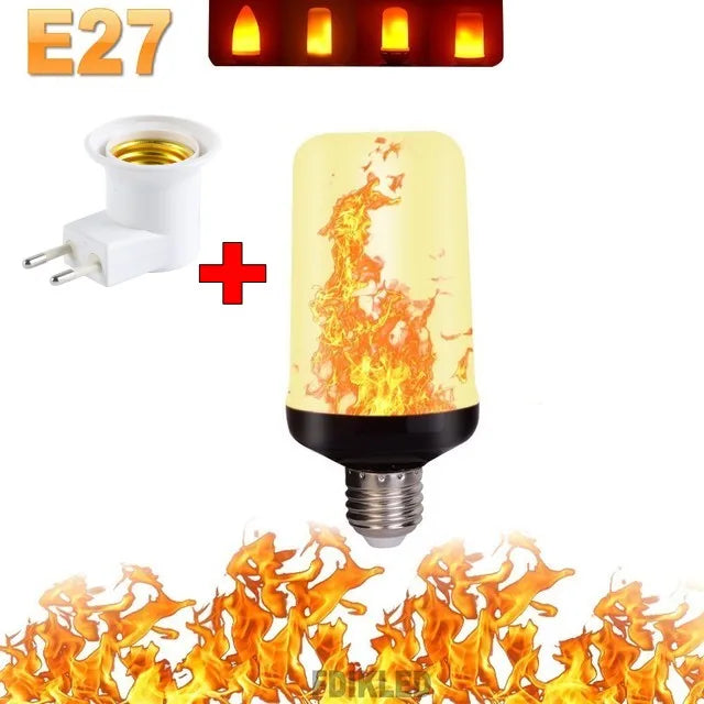 LED FLAME LIGHT PARTY LAMP - 4 MODES FIRE SIMULATION | Stornfield
