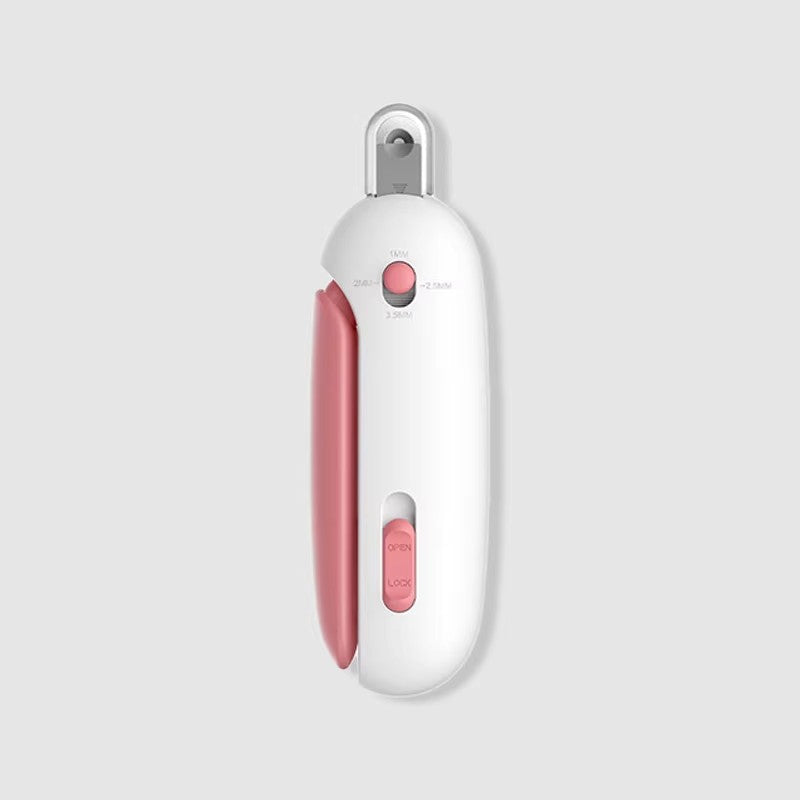 Claw scissors for cats and dogs with adjustable hole