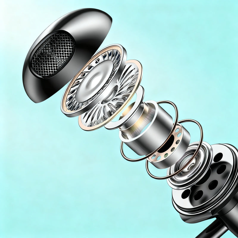 Foreign trade cross-border new model Usb in-ear ENDURANCE RUN 3C tuning with microphone tc mobile phone inline control earphones