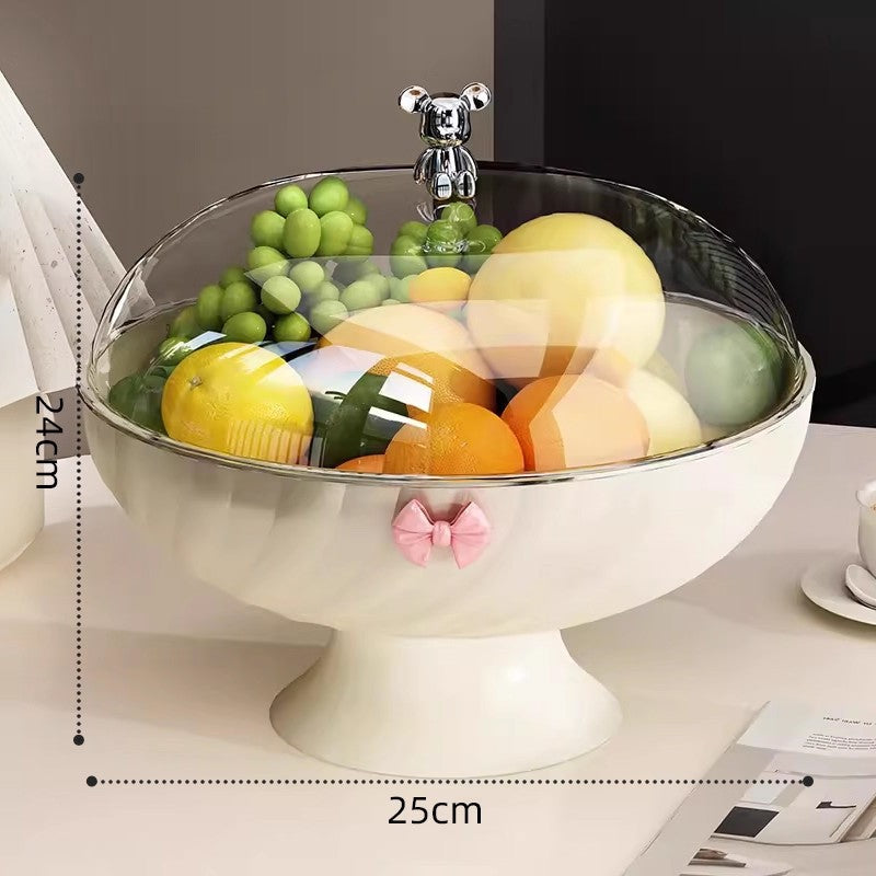 Rotatable nut shell with 8 compartments, sealable