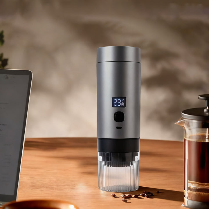 Portable espresso coffee machine with battery, 0.5 L